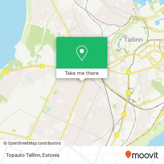 Topauto Tallinn map