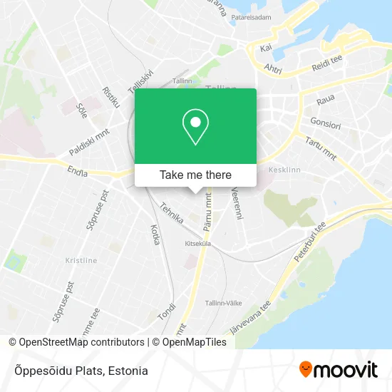 Карта Õppesõidu Plats