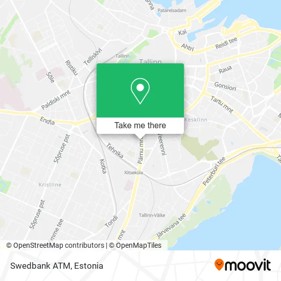 Карта Swedbank ATM