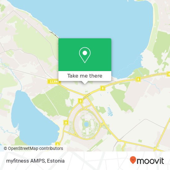 myfitness AMPS map