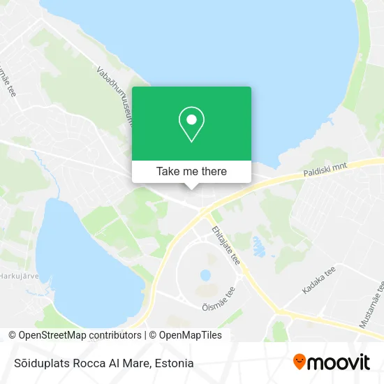 Карта Sõiduplats Rocca Al Mare