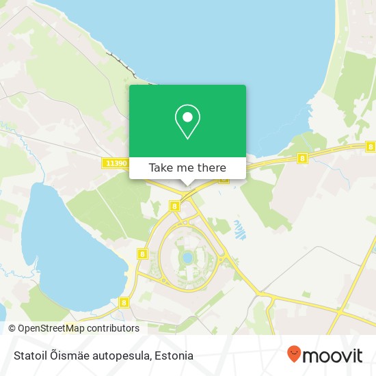 Statoil Õismäe autopesula map