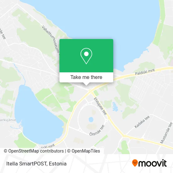 Itella SmartPOST map