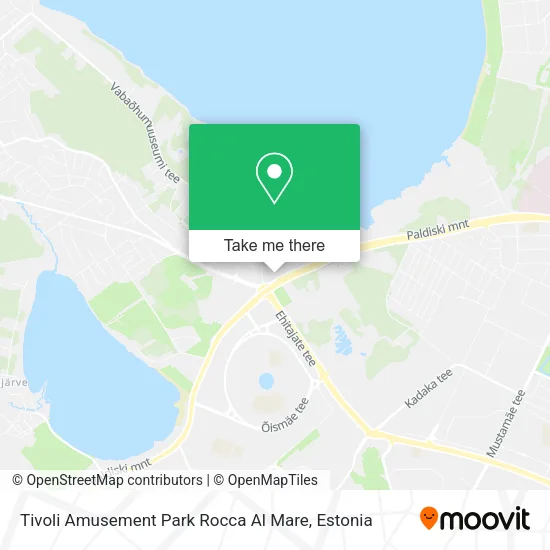 Tivoli Amusement Park Rocca Al Mare map