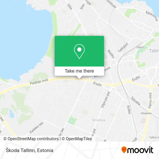Škoda Tallinn map