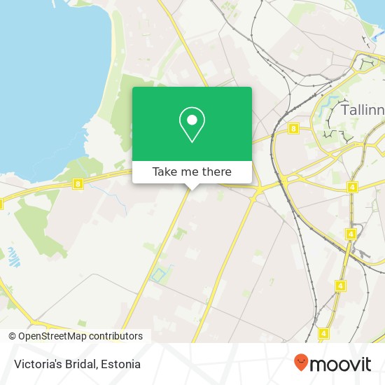 Victoria's Bridal map