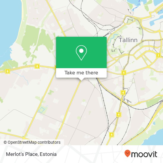 Merlot's Place map