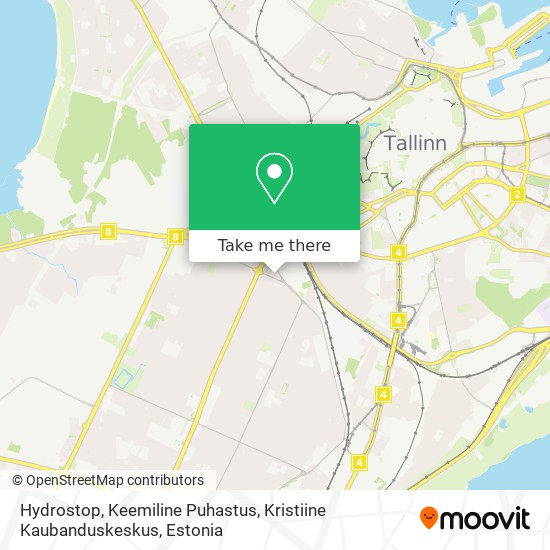 Hydrostop, Keemiline Puhastus, Kristiine Kaubanduskeskus map