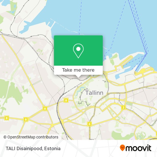 TALI Disainipood map