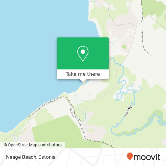 Naage Beach map