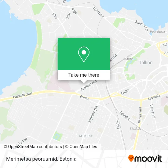 Карта Merimetsa peoruumid