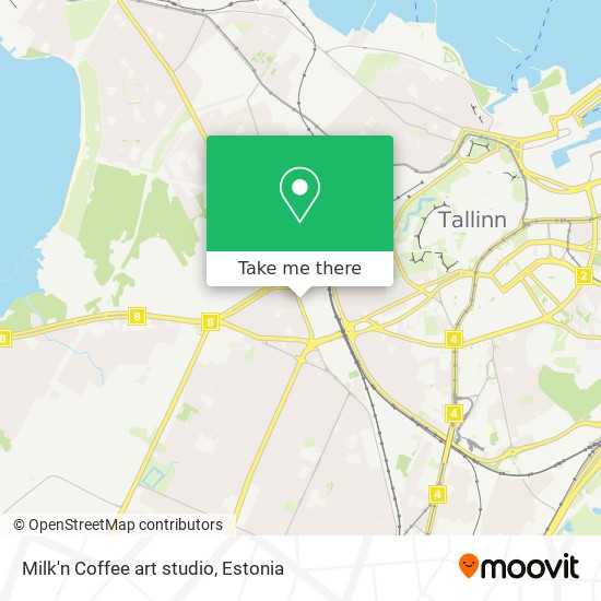 Milk'n Coffee art studio map