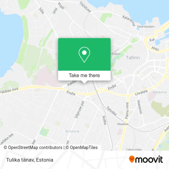 Карта Tulika tänav