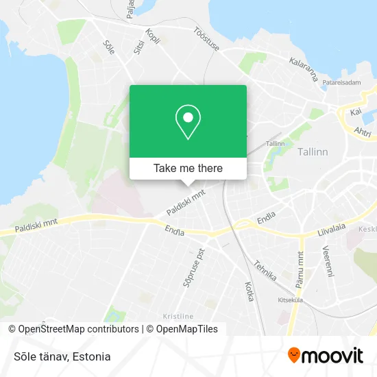 Карта Sõle tänav