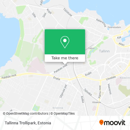 Tallinna Trollipark map