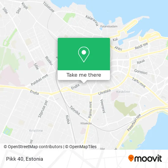 Карта Pikk 40