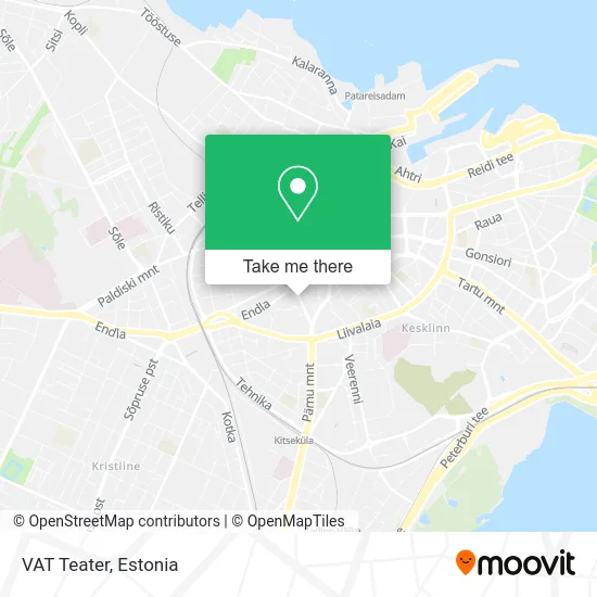 Карта VAT Teater