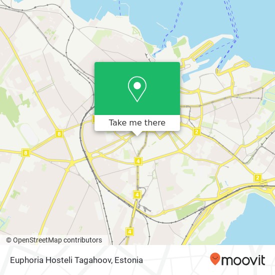 Карта Euphoria Hosteli Tagahoov