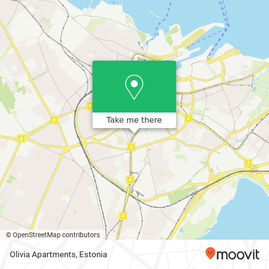 Olivia Apartments map