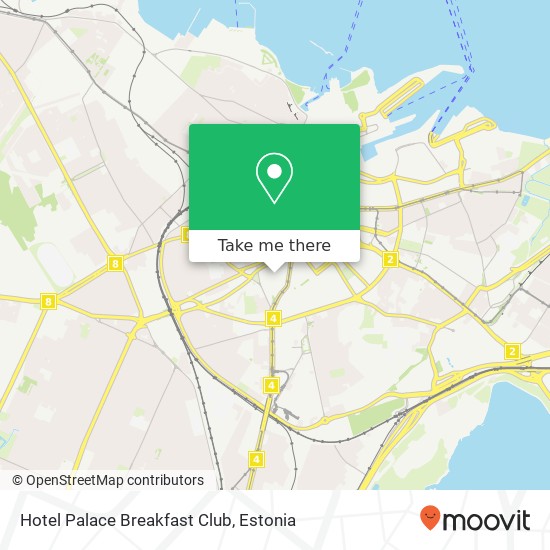 Hotel Palace Breakfast Club map