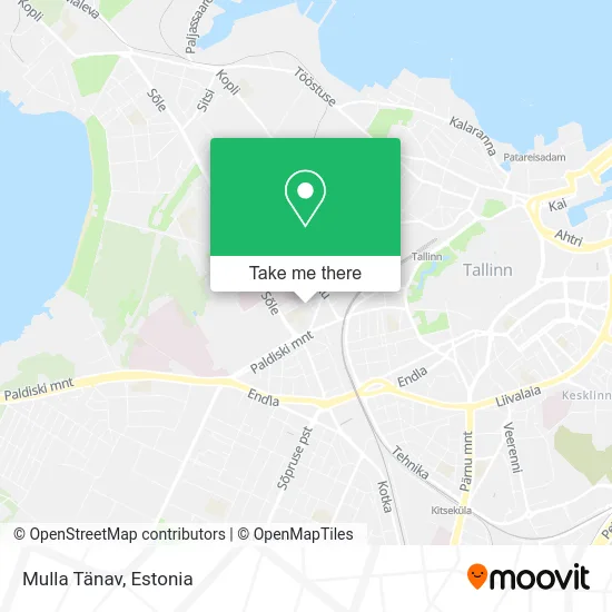 Карта Mulla Tänav