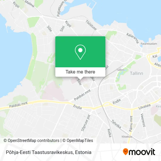 Põhja-Eesti Taastusravikeskus map