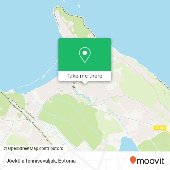 Jõeküla tenniseväljak map