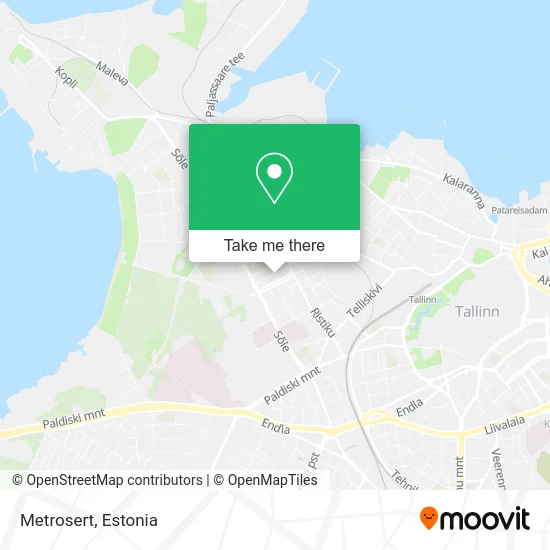 Карта Metrosert