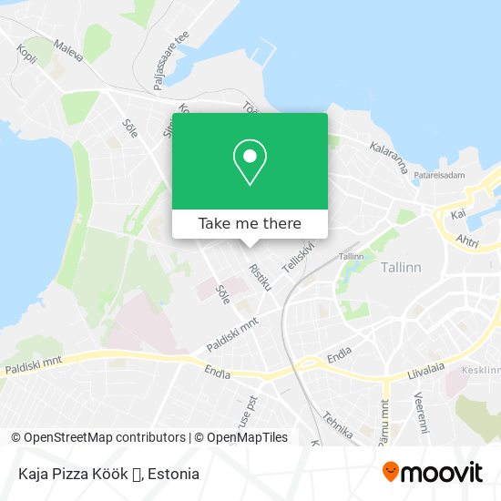 Карта Kaja Pizza Köök 🍕