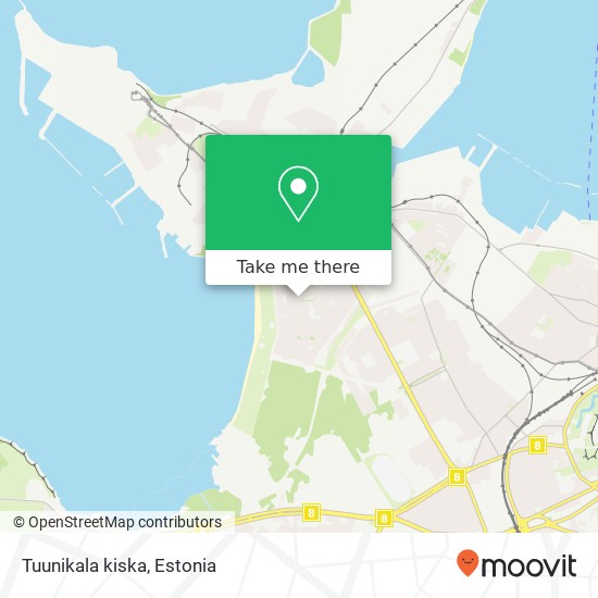 Карта Tuunikala kiska