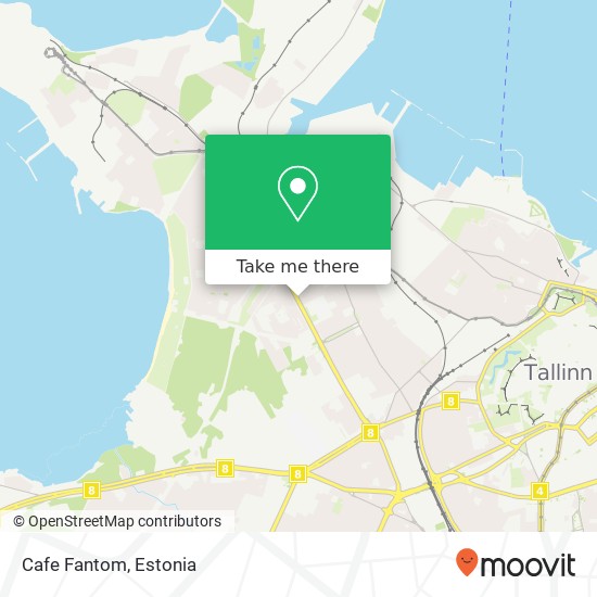 Cafe Fantom map