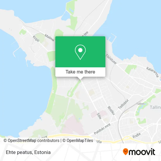 Карта Ehte peatus