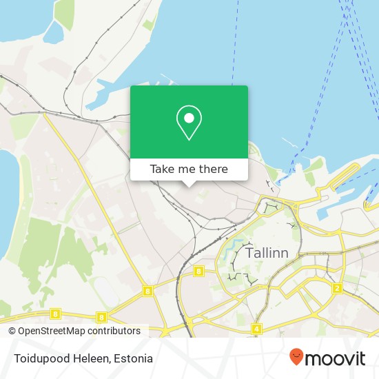 Toidupood Heleen map