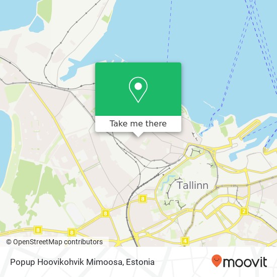 Popup Hoovikohvik Mimoosa map