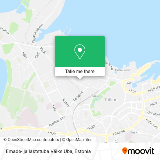 Карта Emade- ja lastetuba Väike Uba
