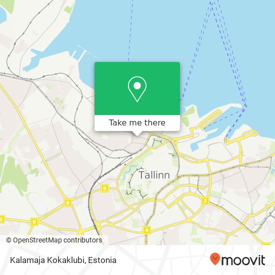 Карта Kalamaja Kokaklubi