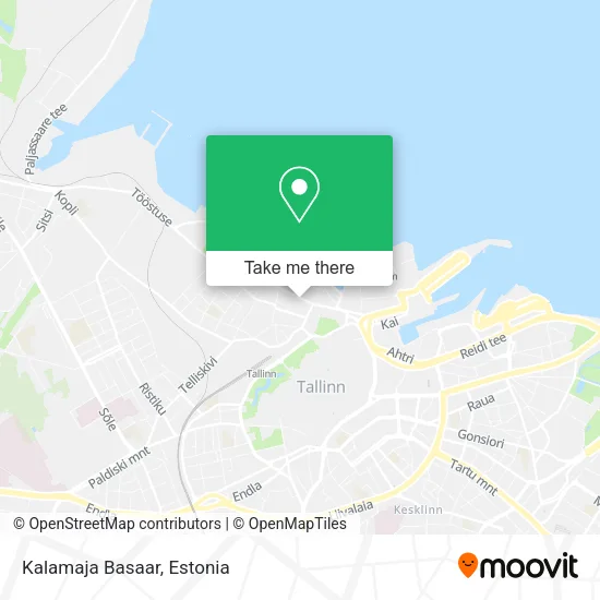 Карта Kalamaja Basaar