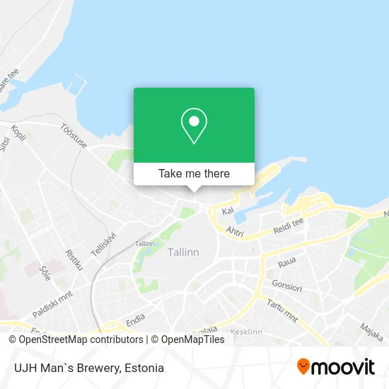 Карта UJH Man`s Brewery