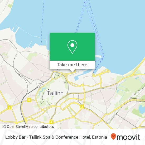 Lobby Bar - Tallink Spa & Conference Hotel map