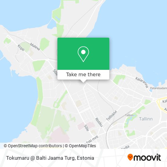 Tokumaru @ Balti Jaama Turg map