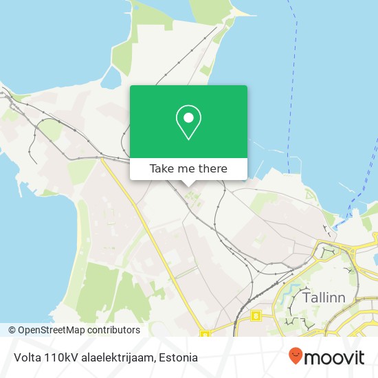 Volta 110kV alaelektrijaam map