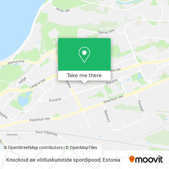 Knockout.ee võitluskunstide spordipood map