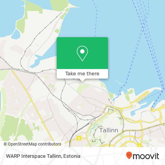 WARP Interspace Tallinn map