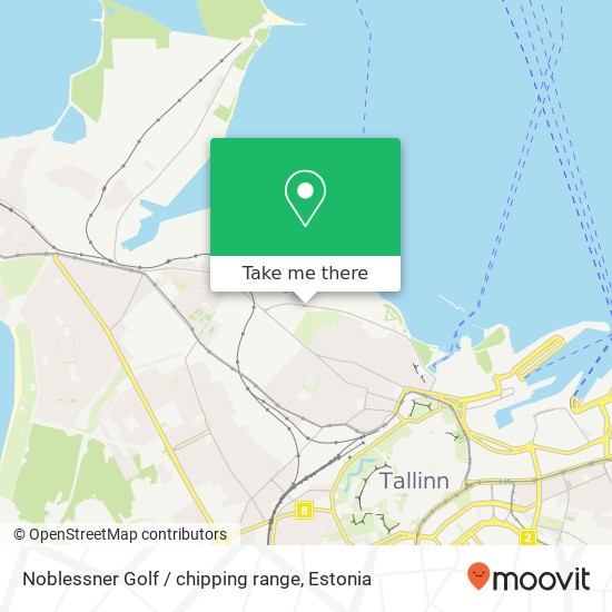 Карта Noblessner Golf / chipping range