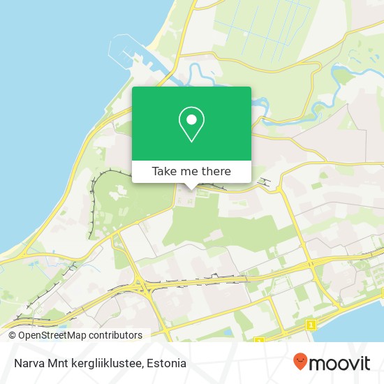 Narva Mnt kergliiklustee map