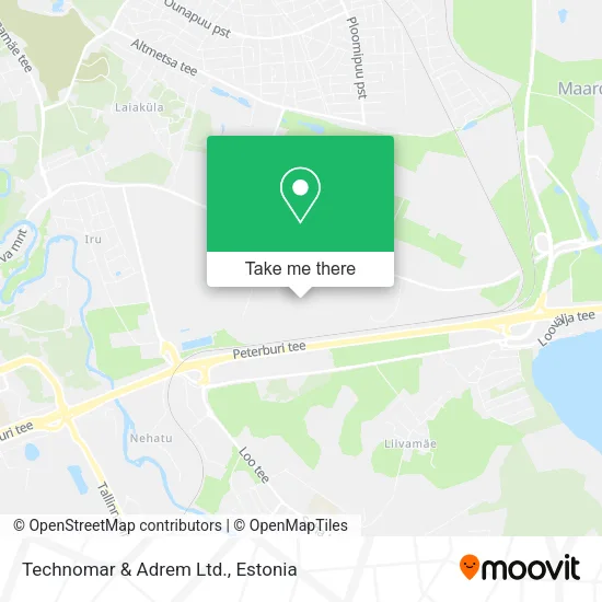 Карта Technomar & Adrem Ltd.