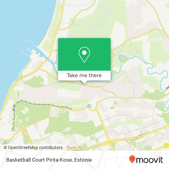 Basketball Court Pirita-Kose map