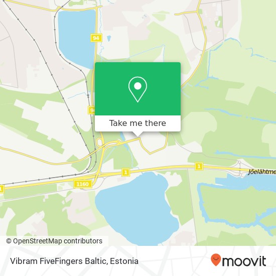 Vibram FiveFingers Baltic map