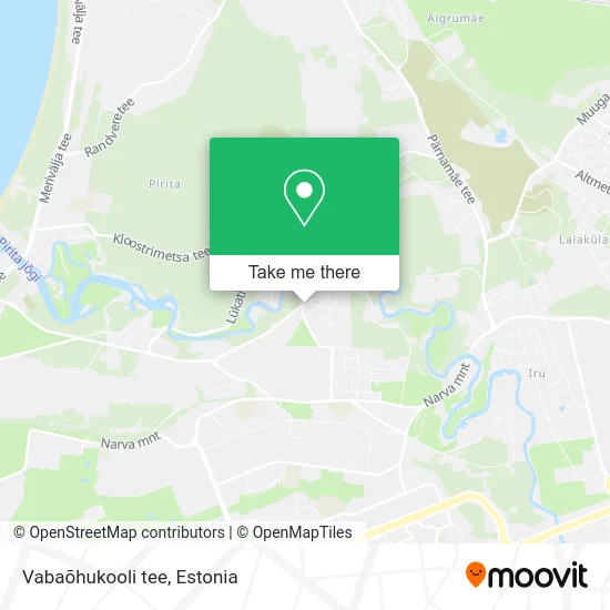 Карта Vabaõhukooli tee