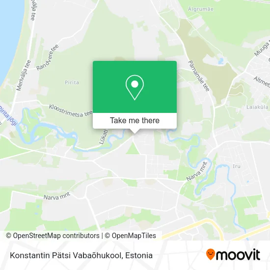 Карта Konstantin Pätsi Vabaõhukool